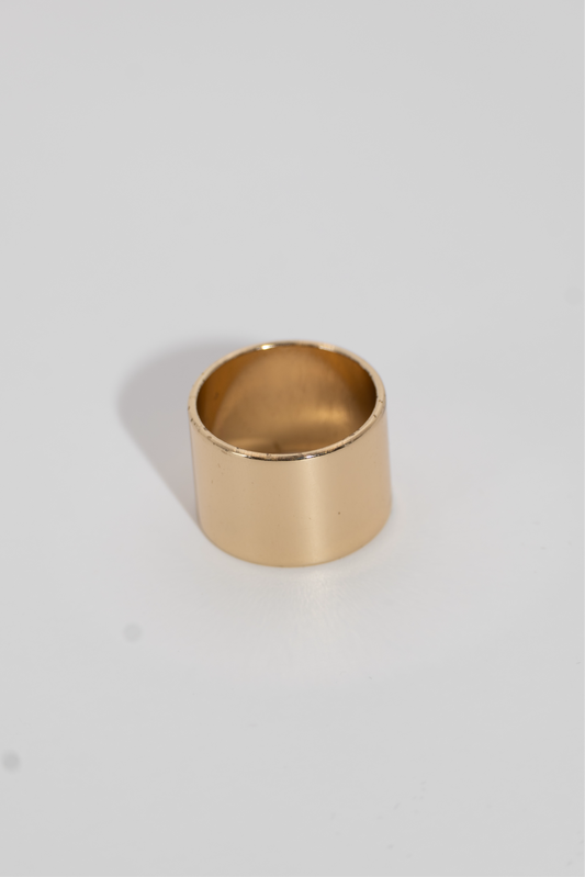 GOLD CIGAR RING